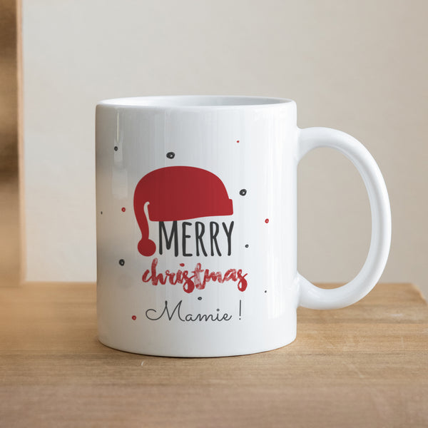 Mug Objets Blanc Bonnet du Père Noel photo