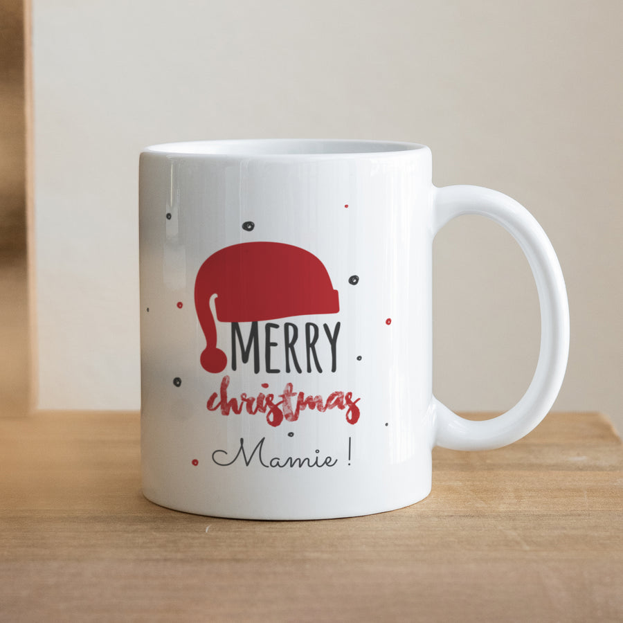 Mug Objets Blanc Bonnet du Père Noel photo