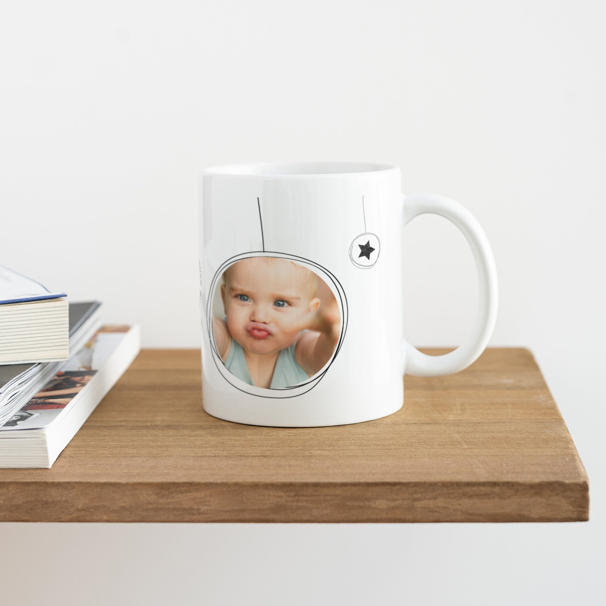 Mug Objets Blanc Boules Noël & Etoiles photo N° 4