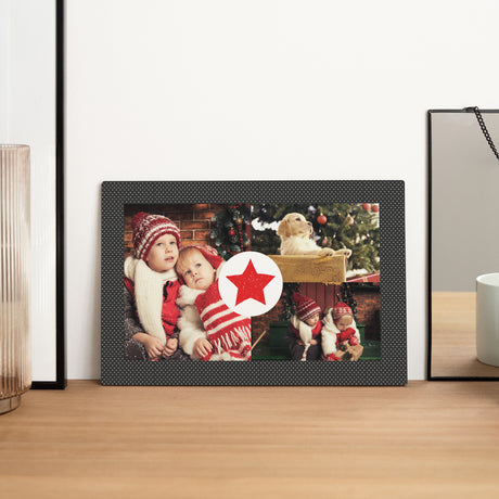 Cadre photo Objets Paysage Etoile Rouge