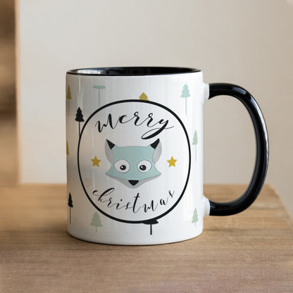 Mug Objets Noir Renard des neiges photo N° 1