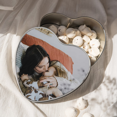 Boite métallique Objets Cœur Avec Amour