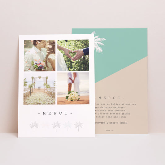 Remerciements Mariage Portrait Direction Florida photo