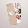 Faire-part Naissance Marque-page photo Pictos Kraft photo N° 1