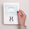 Faire-part Naissance Portrait, bords arrondis Petit Panda photo N° 2
