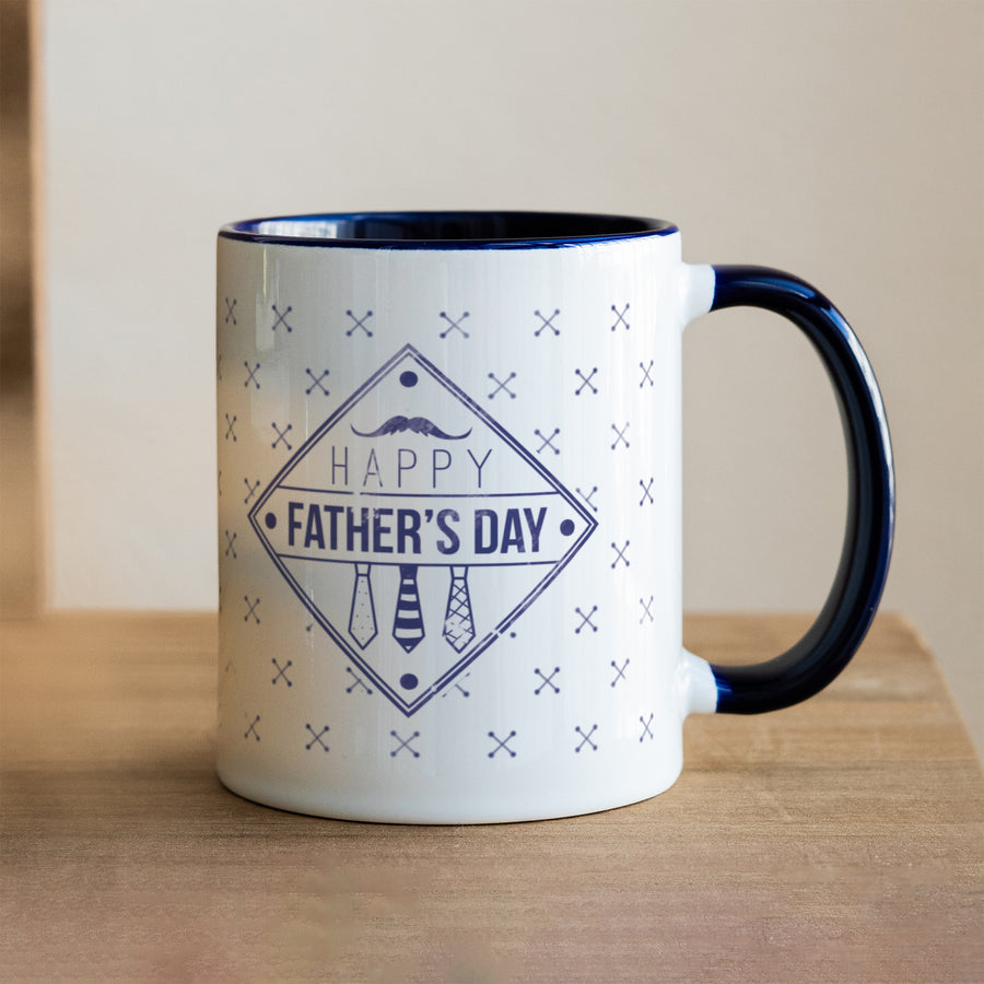 Mug Objets Bleu Papa Vintage photo