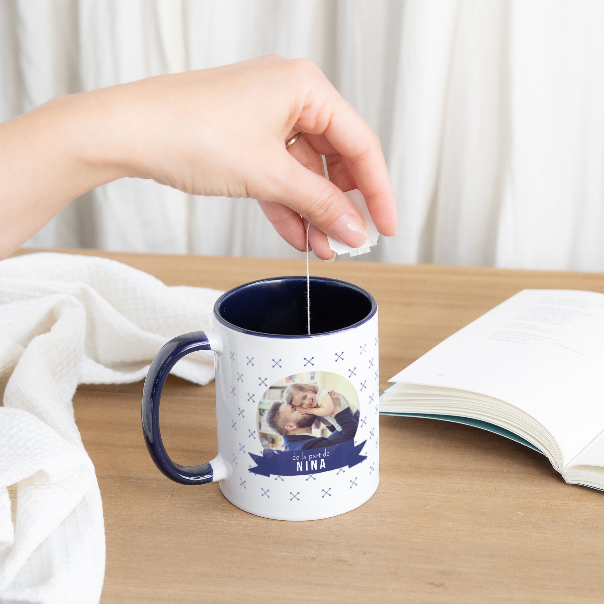 Mug Objets Bleu Papa Vintage photo N° 3