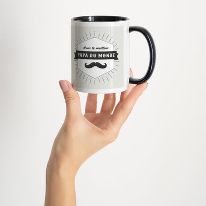 Mug Objets Noir Best Papa photo N° 2