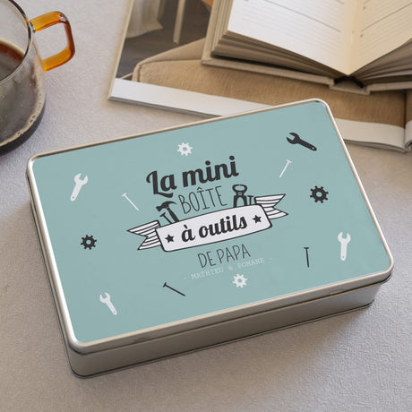 Boite métallique Objets Rectangle Outils Rétro