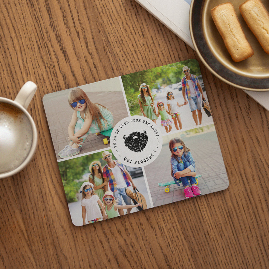 Tapis de souris Objets Rectangle Papa qui Pique photo