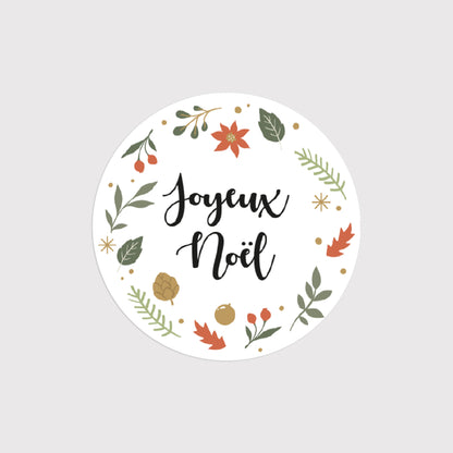 Sticker Fin d'année Rond Noël tout doux photo N° 2
