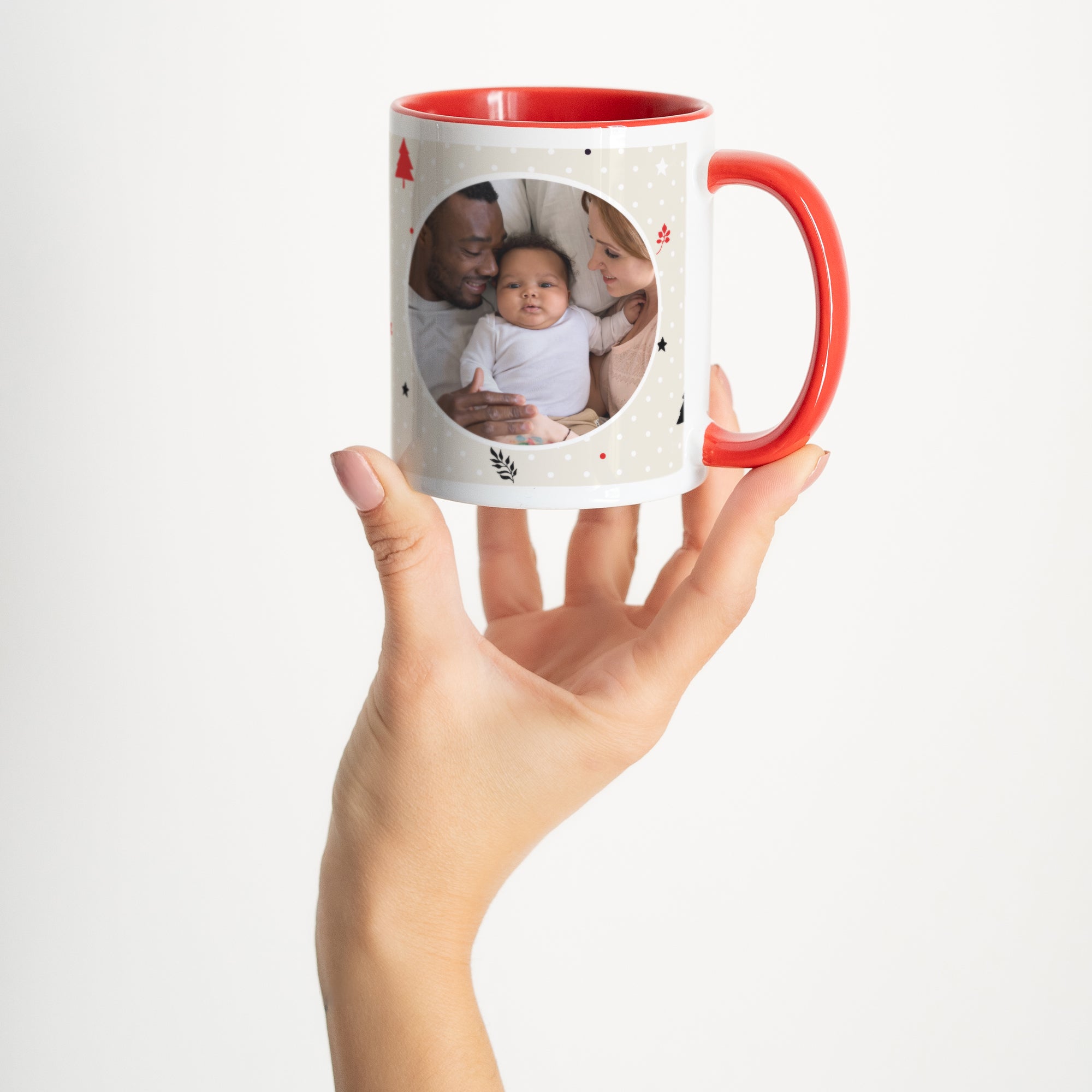 Mug Objets Rouge Noël en famille photo N° 2