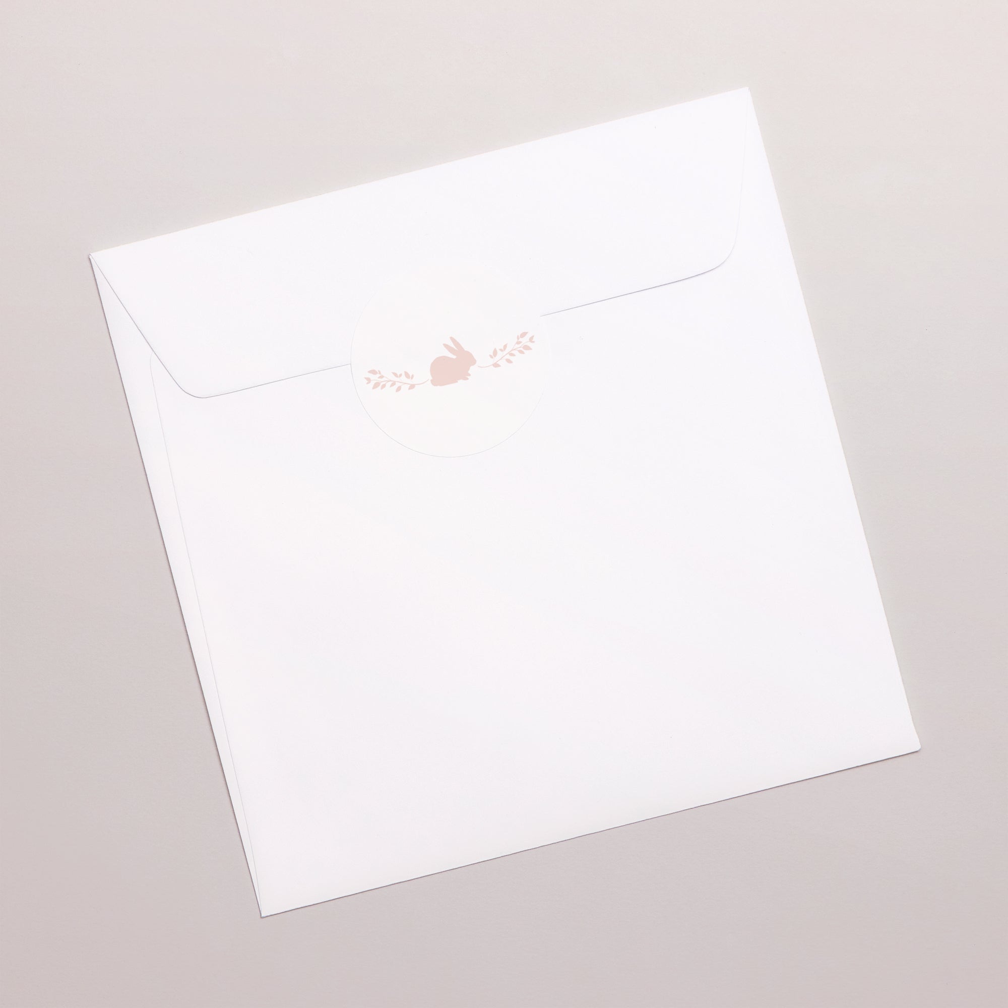 Sticker Naissance Rond Lapin en Or photo N° 3