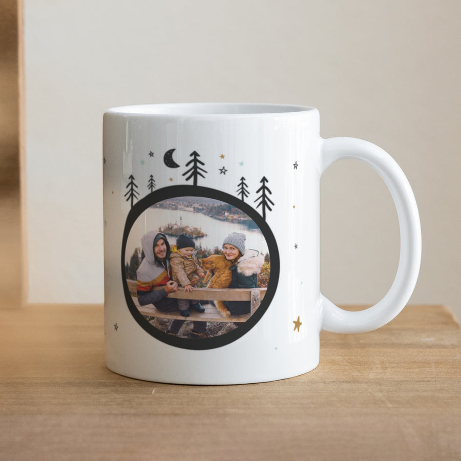 Mug Objets Blanc Motifs de Noël photo