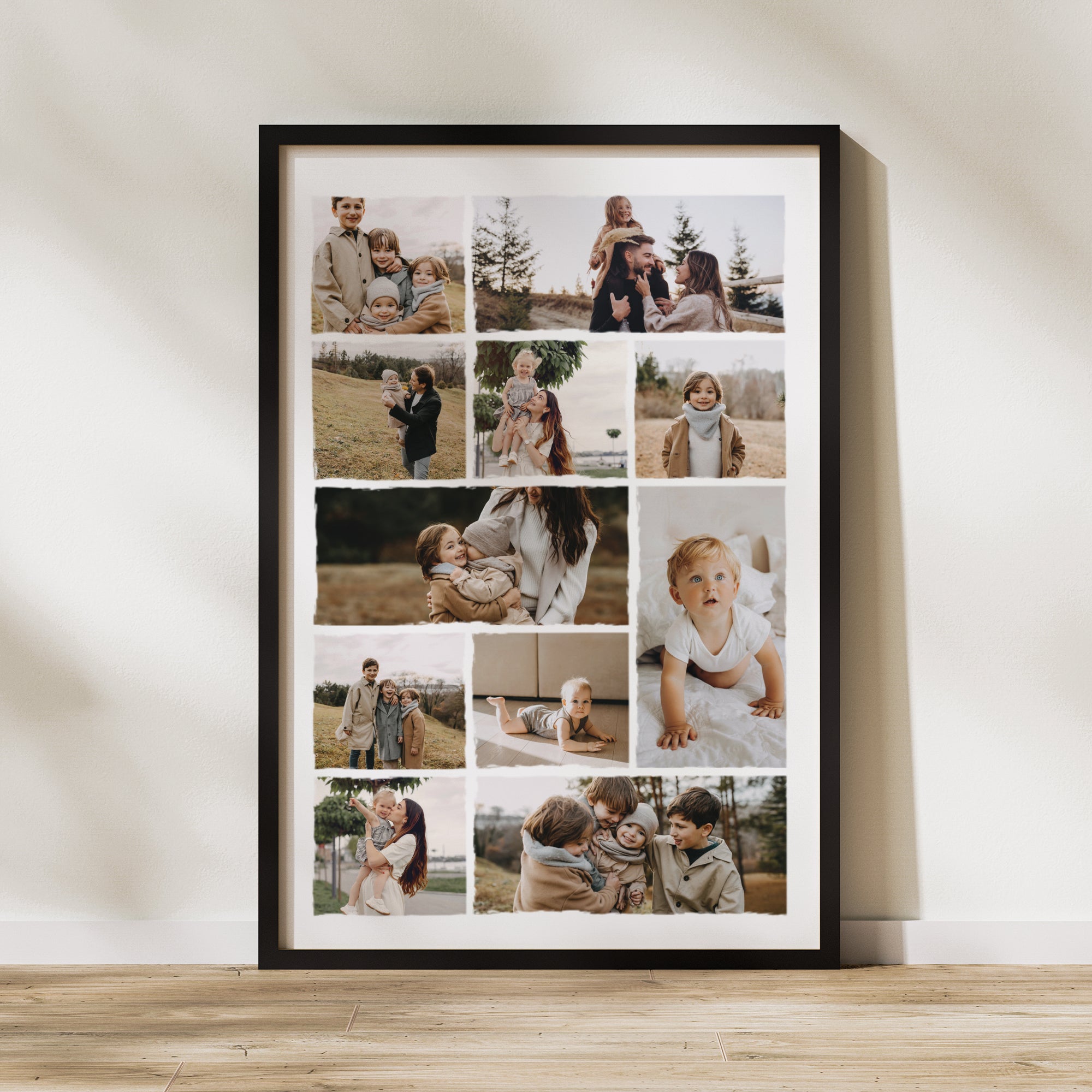 Affiche Photos Portrait 60 x 90 cm Patchwork famille photo N° 1