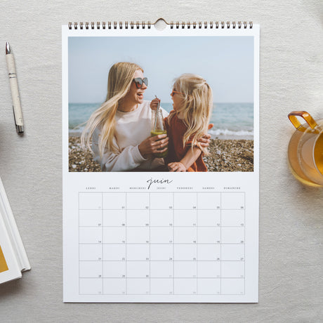 Calendrier Fin d'année Mural A3 Classique photographique