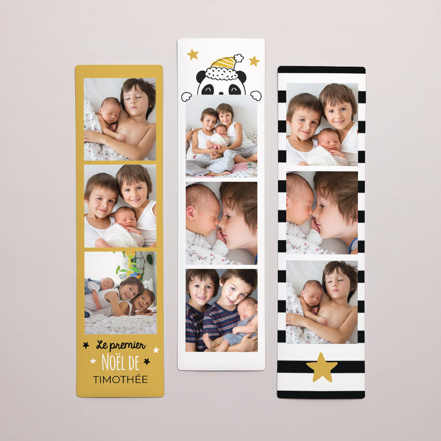 Tirage photo Photos Lot de 3, magnétique Noël Panda photo