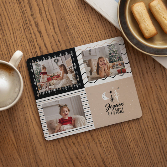 Tapis de souris Objets Rectangle Joies de Noël photo