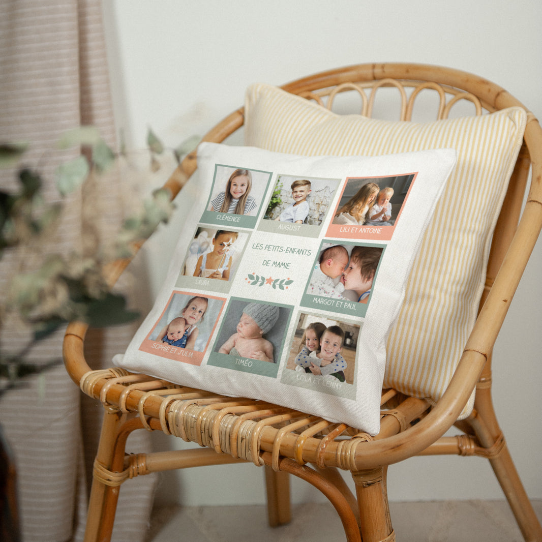 Coussin Objets Beige naturel Super Mamie photo N° 2