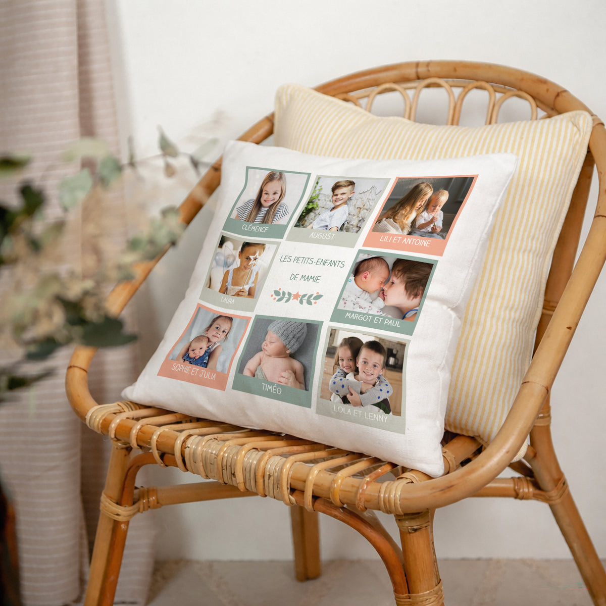 Coussin Objets Beige naturel Super Mamie photo N° 2