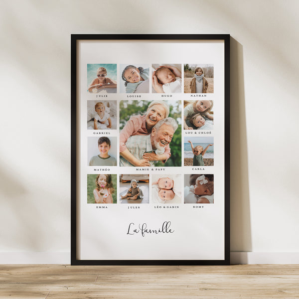 Affiche Photos Portrait 60 x 90 cm Famille unie photo