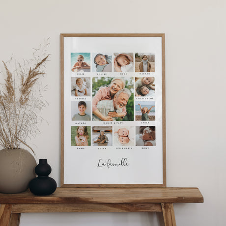 Affiche Photos Portrait 60 x 90 cm Famille unie