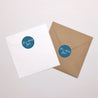 Sticker Mariage Rond L'or bleu photo N° 1
