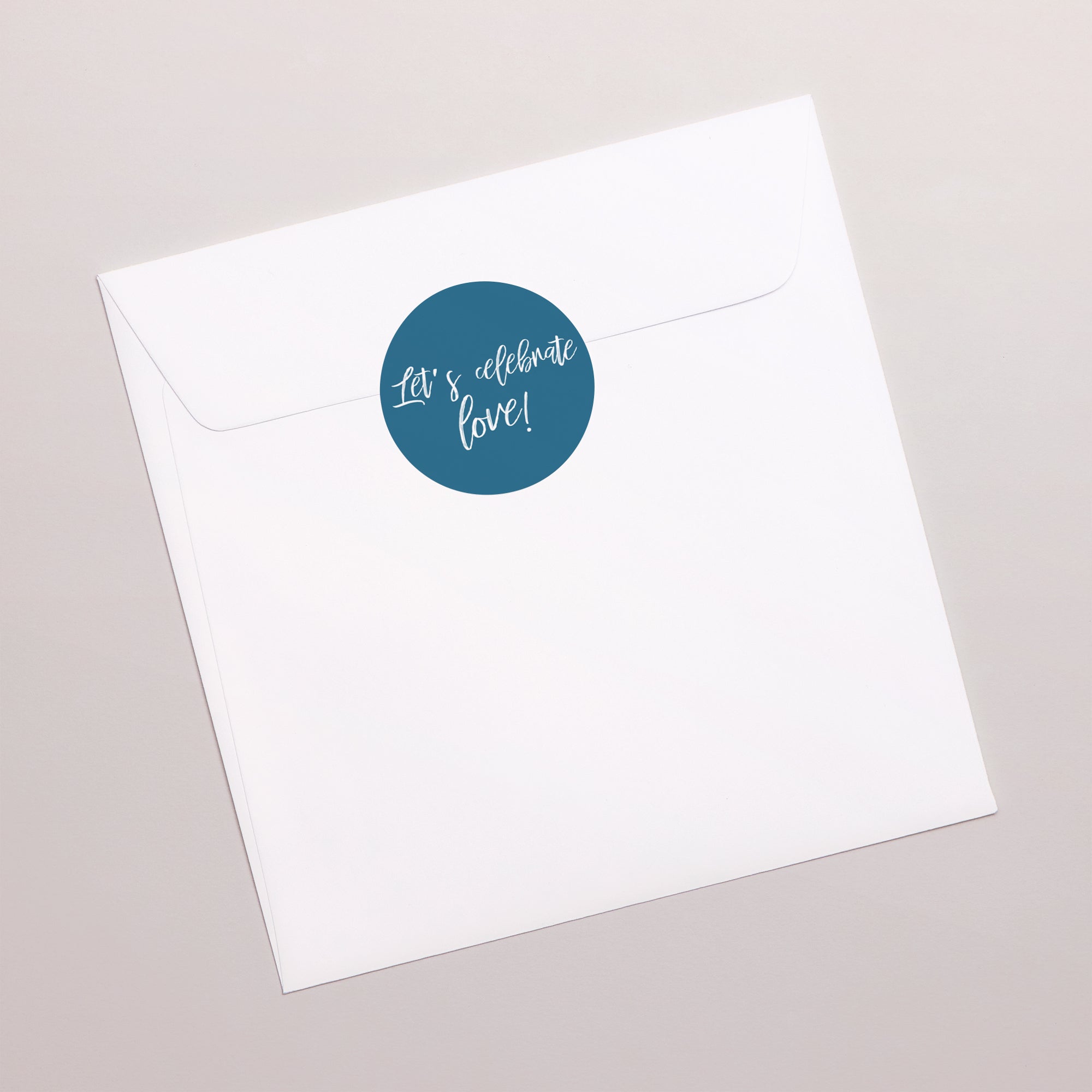 Sticker Mariage Rond L'or bleu photo N° 3