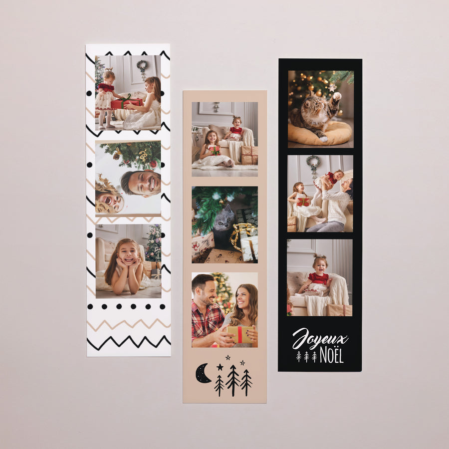 Tirage photo Photos Lot de 3 Chevrons Noël II photo