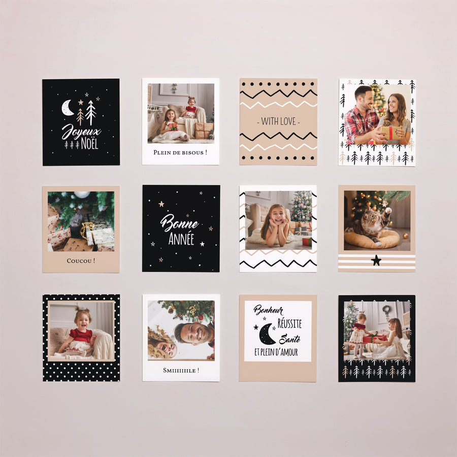 Tirage photo Photos Lot de 12 Beaux Sapins (papier) photo