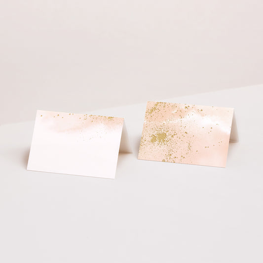 Marque-place Mariage 2 volets Aquarello photo