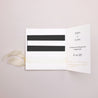 Faire-part Mariage Pochette carrée, 3 cartes, étiquette Minimaliste Chic photo N° 3