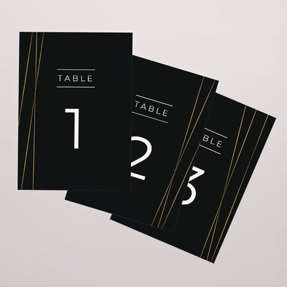 Marque table Mariage Rectangle Minimaliste Chic photo N° 1