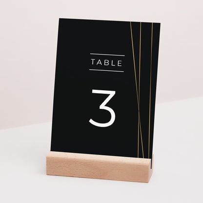 Marque table Mariage Rectangle Minimaliste Chic photo N° 3