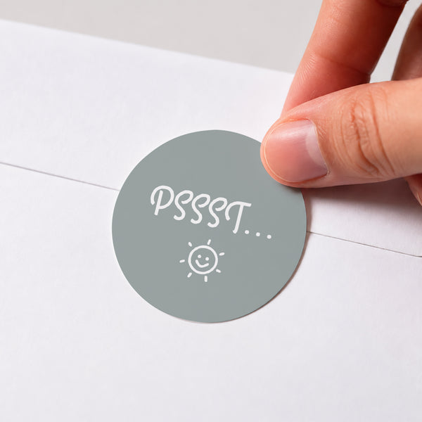 Sticker Naissance Rond Quatre photos photo