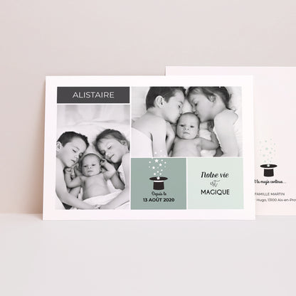 Faire-part Naissance Paysage C'est de la magie ! photo N° 1