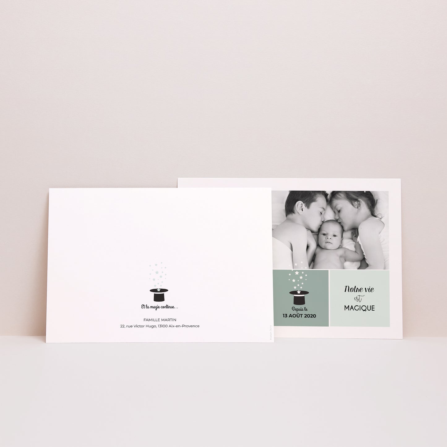 Faire-part Naissance Paysage C'est de la magie ! photo N° 2