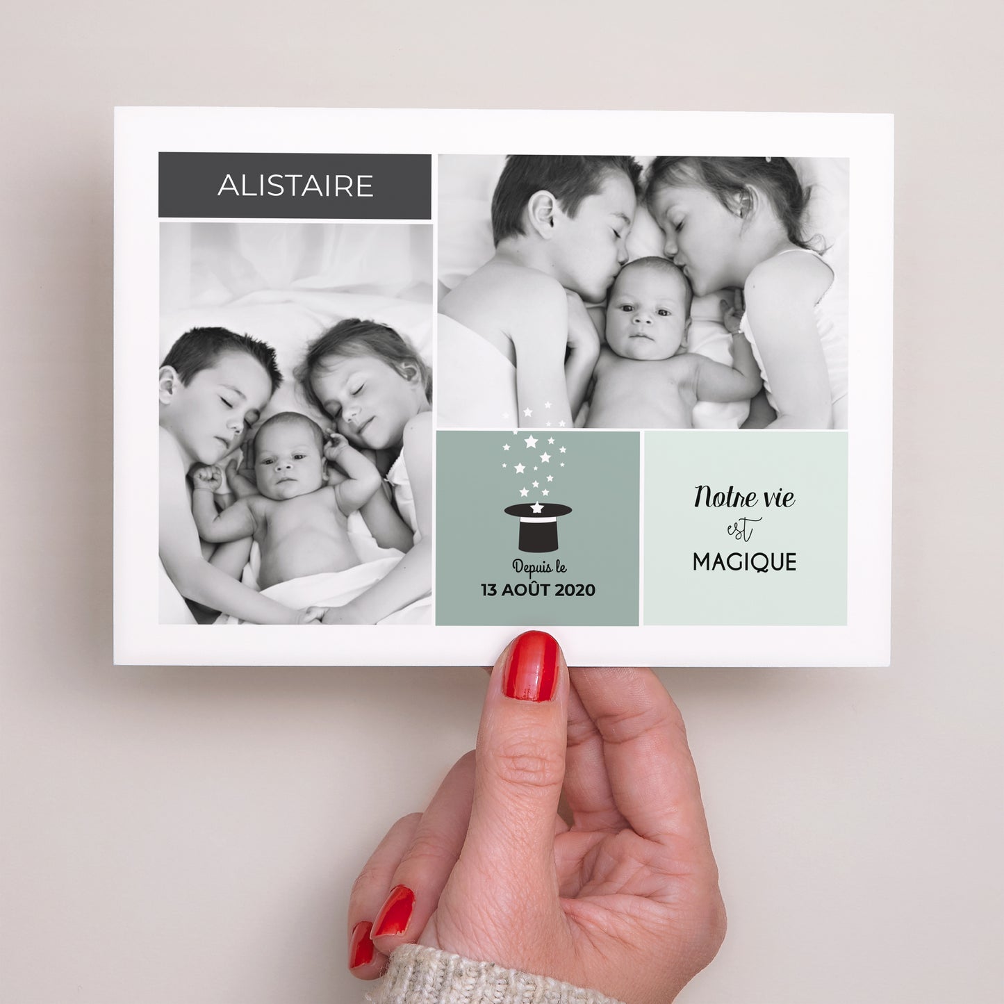 Faire-part Naissance Paysage C'est de la magie ! photo N° 3