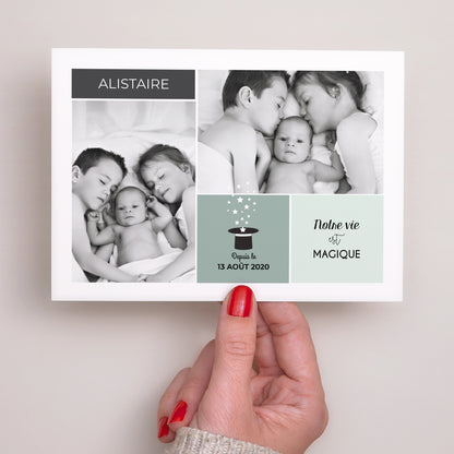 Faire-part Naissance Paysage C'est de la magie ! photo N° 3