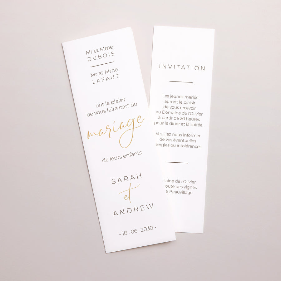 Faire-part Mariage Marque-page photo Constantinopolis photo