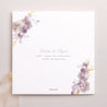 Faire-part Mariage Pochette carrée, 3 cartes, étiquette Vintage Chic Rose photo N° 4