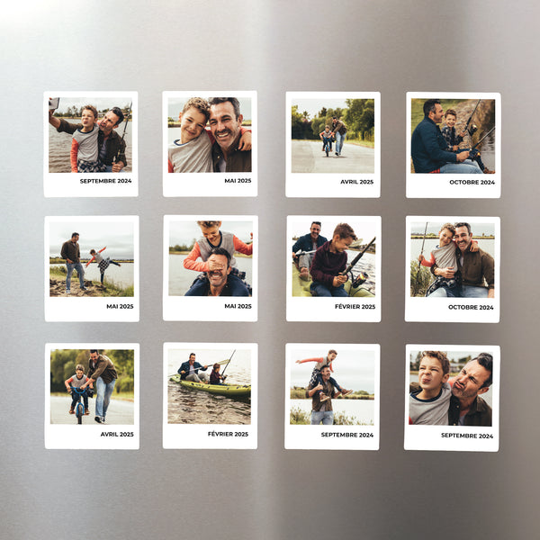Tirage photo Photos Lot de 12, magnétique Souvenirs photo