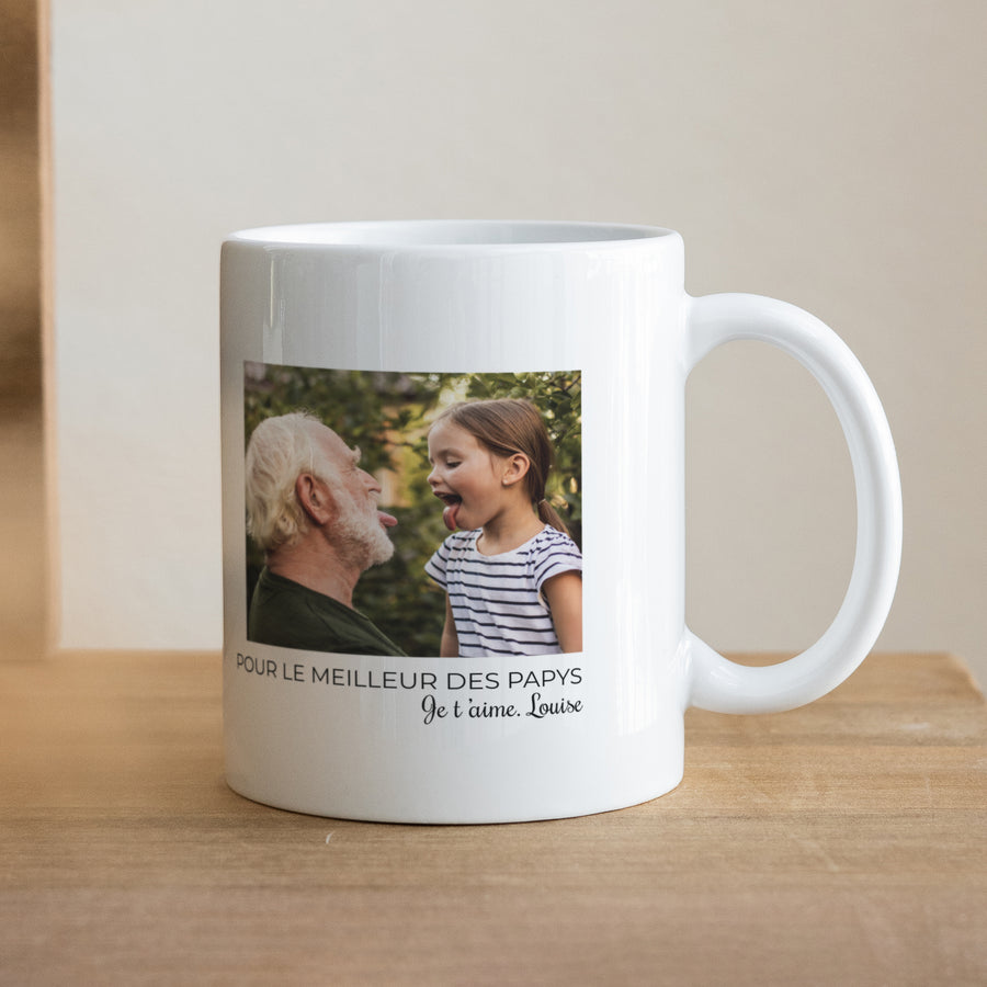 Mug Objets Blanc Papy N°1 photo