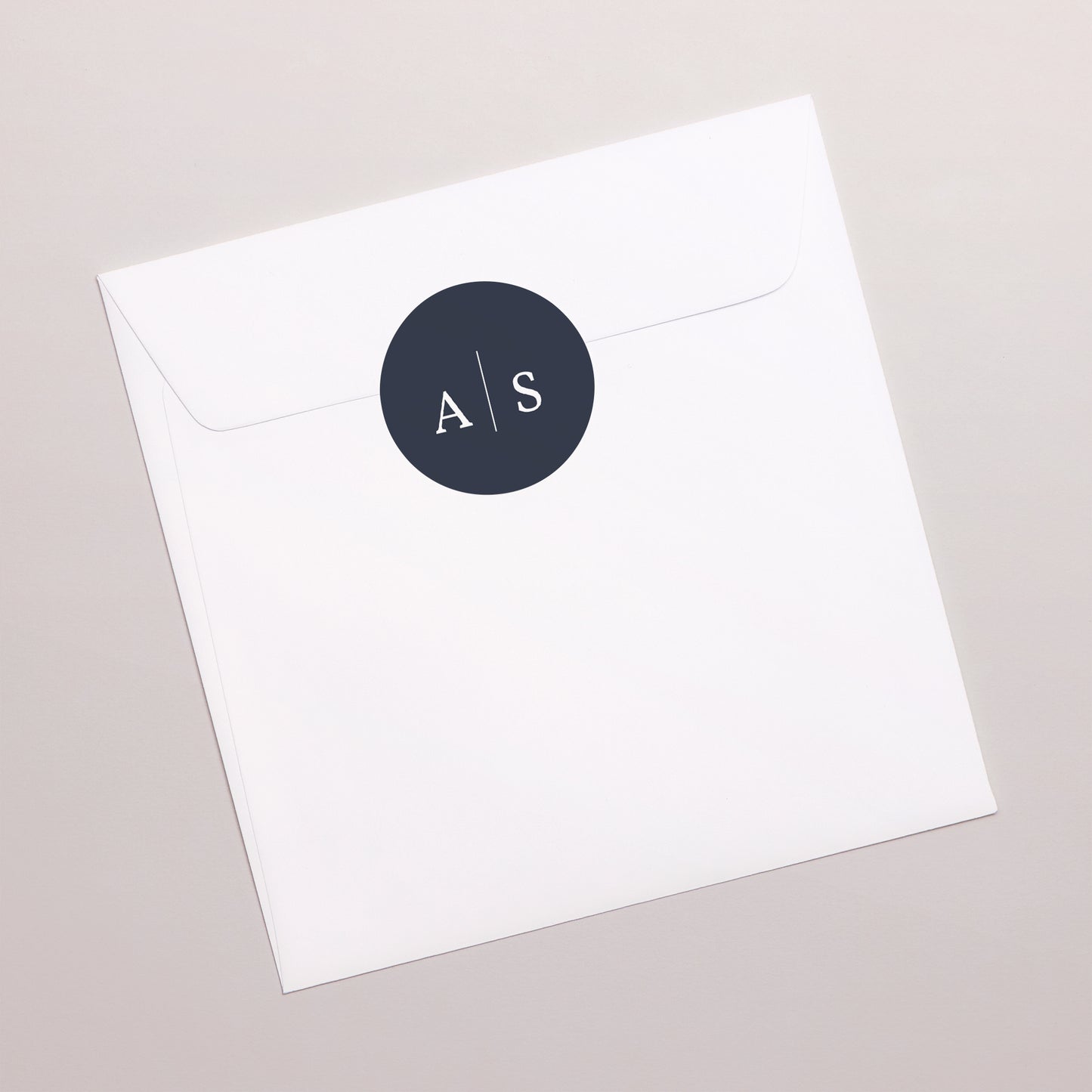 Sticker Mariage Rond Nuances Minimalistes photo N° 3