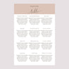 Plan de table Mariage Portrait 60 x 90 cm Nude Chic photo N° 2