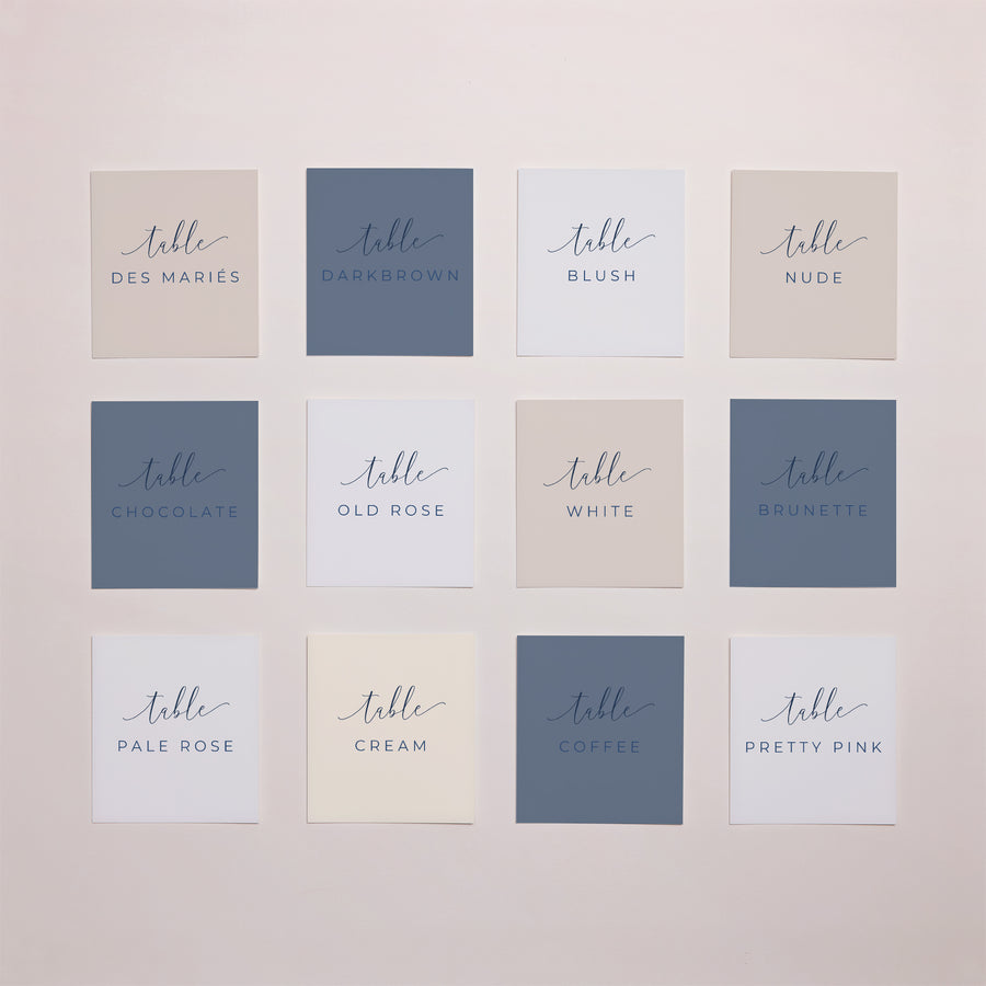 Tirage photo Mariage Lot de 12 Nude & Marine Chic photo