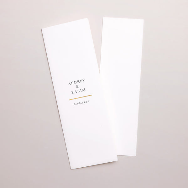 Remerciements Mariage Marque-page photo On se Marie photo