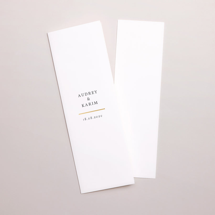 Remerciements Mariage Marque-page photo On se Marie photo