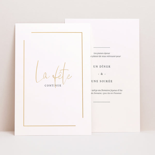 Invitations Mariage Portrait On se Marie photo