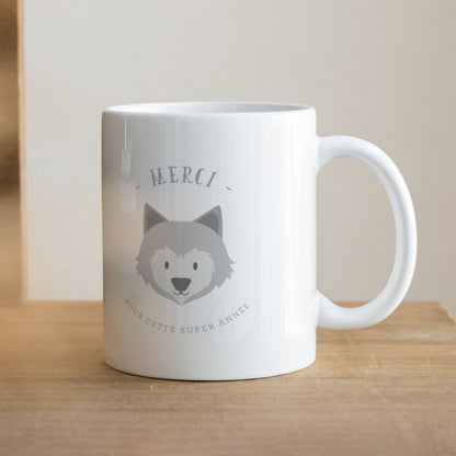 Mug Objets Blanc Petit Loup photo N° 1